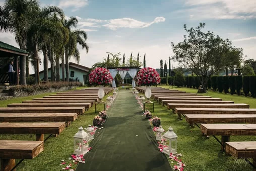 Casamento ao ar livre