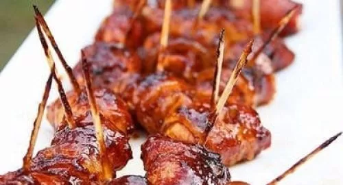 Sticks de frango com molho barbecue
